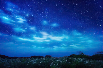 material background blue bright sky starry Clouds