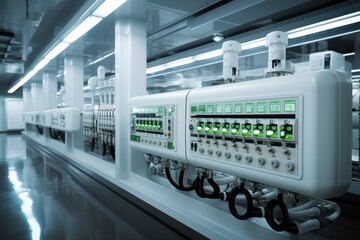 Aufkleber - Energy consumption control system energy, Consumption control platform. Generative AI.