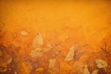 Wall Mural - space copy background concept halloween thanksgiving autumn surface wall rough texture plaster rough cement toned background brown yellow orange abstract