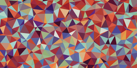 Wall Mural - low poly abstract geometric background