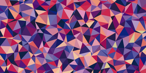 Wall Mural - low poly abstract geometric background