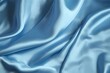beautiful concept holiday romance bridal wedding bedding linen bed template table view top lay fl fabric creases soft design space background elegant satin silk blue light