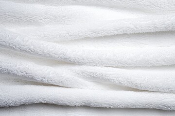 Poster - Texture of a white towel