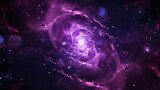 Fototapeta Kosmos - Purple galaxy magic vortex