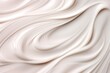 Texture of skincare cream: white cosmetic lotion background. A creamy gel for moisturizing, makeup swatches in close-up.