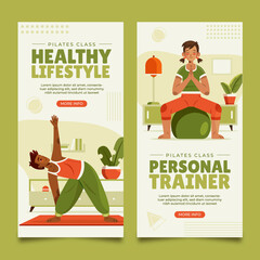 Poster - Pilates banner set