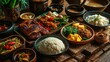 philippines traditional food on the table, 