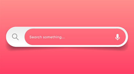 Search Bar with suggestions for UI UX design and web site. Search Address and navigation bar icon. Collection of search form templates for websites. Search engine web browser window template.