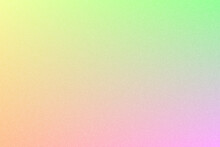 Abstract Pastel Color Gradient Background, Rainbow Grain Gradation Texture, Vector Pink, Blue, Green, Yellow Noise Texture Blur Abstract Background