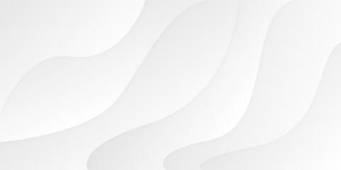 Abstract white and light gray wave modern soft luxury texture with smooth and clean vector subtle background illustration.