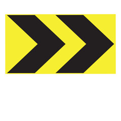 Poster - dangerous bend direction sign, traffic sign, vector icon