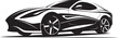 © BABBAN - Dynamic EV Transport Black Iconic Symbol Tech Savvy Sedan Icon Monochrome Design