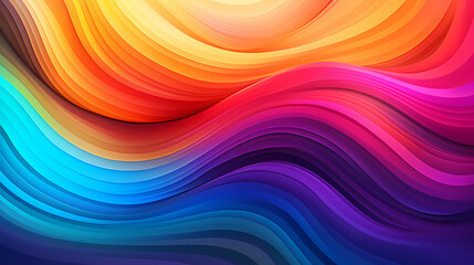 Digital technology blue rhythm wavy line abstract graphic poster web page PPT background with generative