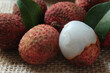 © Marco Tulio - Tasty fresh Lychee fruit, exotic food.