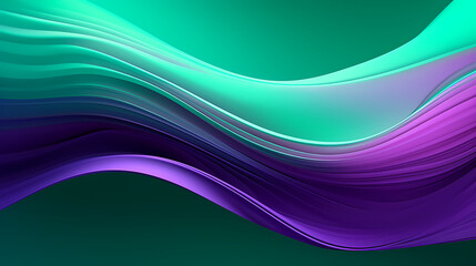 Digital technology blue rhythm wavy line abstract graphic poster web page PPT background with generative
