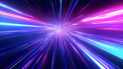 Digital technology blue rhythm wavy line abstract graphic poster web page PPT background with generative