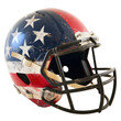 American football helmet on a white background