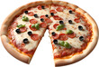 Image of a delicious-looking Pizza, one of the most popular Italian dishes. 