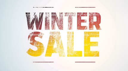 Sticker - winter sale