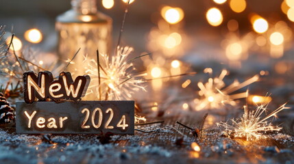 banner for New Year 2024