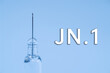 © JUN LI - Background of SARS-CoV-2 Variant JN.1,Medical health concept