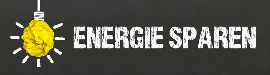 Wall Mural - Energie sparen	