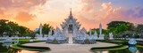 Fototapeta  - White Temple Chiang Rai Thailand, Wat Rong Khun, Northern Thailand.