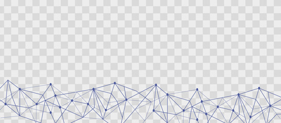 Wall Mural - internet network. data and technology concept. abstract technological background with dots and lines