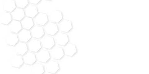Wall Mural - Background with hexagons . Abstract background with lines . white texture background . hexagon abstract background. Seamless background. Abstract honeycomb background.
