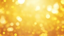 Yellow And Gold Abstract Bokeh Background