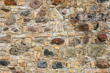 Wall Mural - Old stone and brick wall