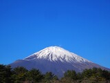Fototapeta Sawanna - 富士山のアップ
