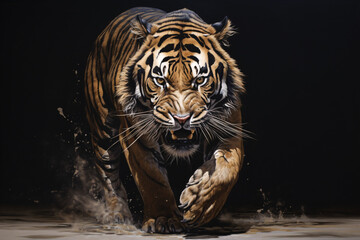 Wall Mural - Dangerous Tiger