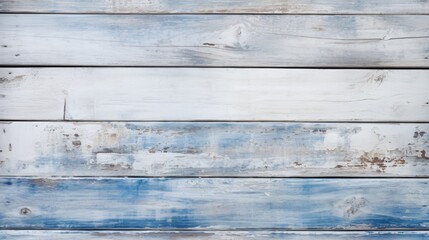 White and blue wood texture background.