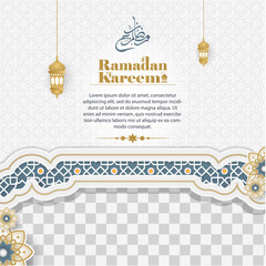 Poster - Elegant Ramadan Kareem Background, for poster, frame concept, flyer, poster. vector illustration