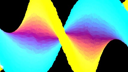 Canvas Print - Abstract purple circles glowing high tech digital energy movement background