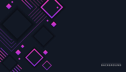 Wall Mural - black modern corporate purple gradient lines background