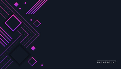 Wall Mural - black modern corporate purple gradient lines background
