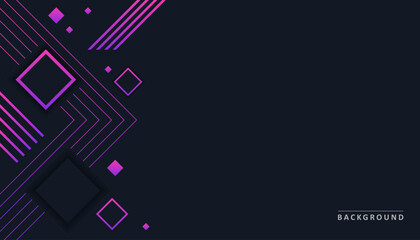 Wall Mural - black modern corporate purple gradient lines background