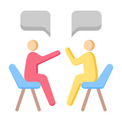 Sticker - Interpersonal Communication Icon