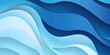 abstract blue wave paper art background. A blue and white abstract background with waves is a versatile design suitable for website backgrounds, social media graphics, and print materials. 