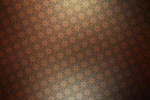 Brown Ethnic Patterned Background,  Abstract Kaleidoscope Fabric Design