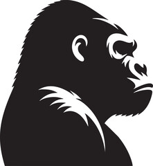 Poster - Gorilla Silhouette