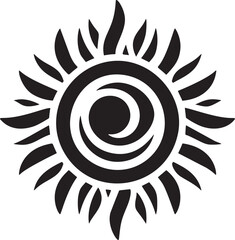 Wall Mural - Tribal Sun Design