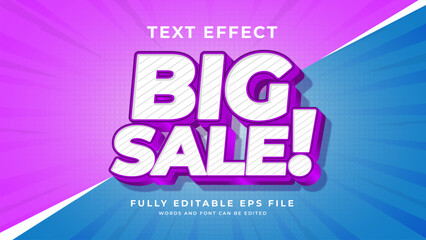 Sticker - Editable text effect big sale