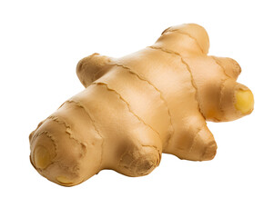 Wall Mural - fresh ginger, herb, PNG file, dicut on isolated background.