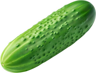 Fresh bio small cucumber on a transparent background png 1