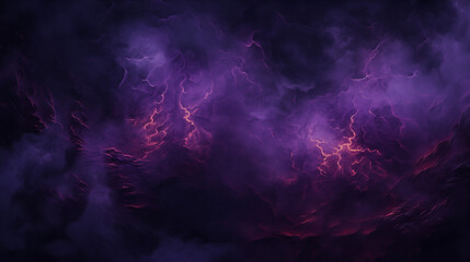 Poster - abstract black fire texture on a dark purple background