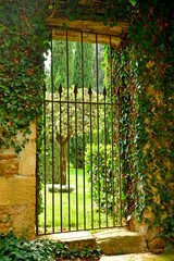 Wall Mural - Salignac Eyvigues; France - october 7 2023 : the Eyrignac manor gardens