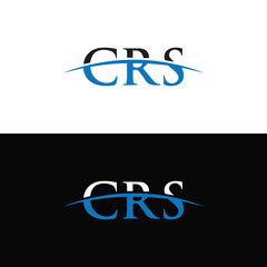 Wall Mural - CRS logo. C R S design. White CRS letter. CRS, C R S letter logo design. Initial letter CRS  linked circle uppercase monogram logo. C R S letter logo vector design. top logo, Most Recent, Featured, 